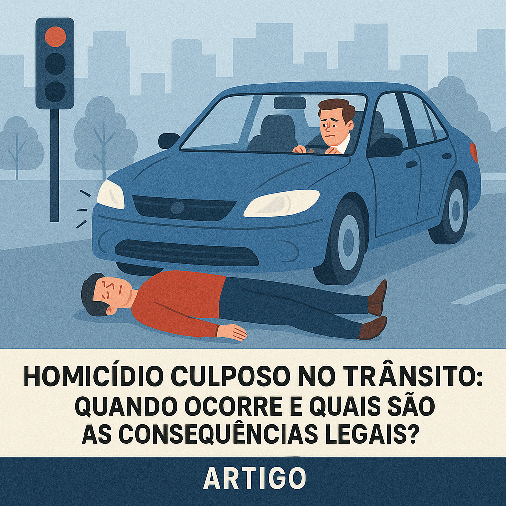 Homicídio culposo no trânsito: quando ocorre e quais são as consequências legais? Homicídio culposo no trânsito: quando ocorre e quais são as consequências legais?