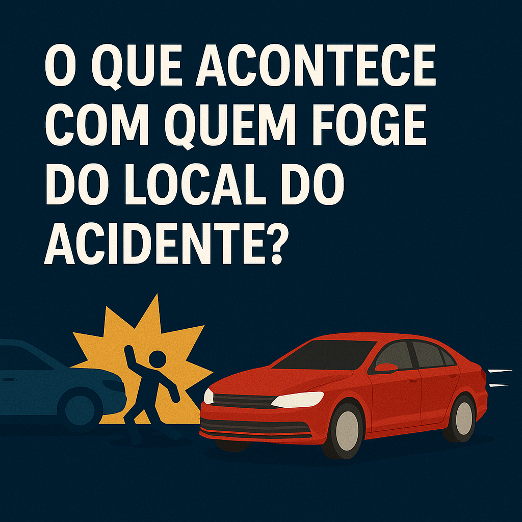 O que acontece com quem foge do local do acidente?